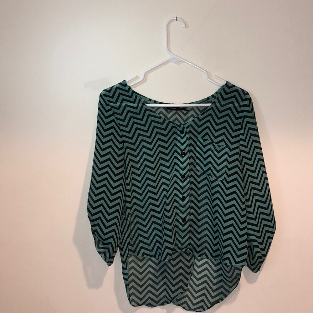 Chevron patterned shirt